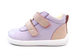 Bundgaard Walk shoes lilac with velcro